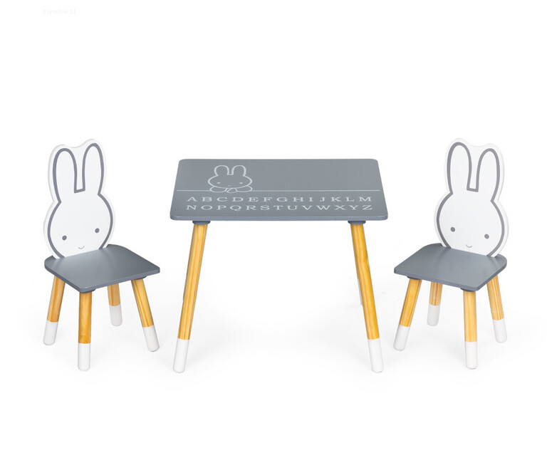 Zestaw Stolik i 2 Krzesła Bunny (1)