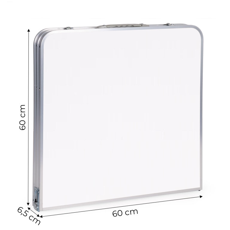 Stolik turystyczny stół składany kemping biały blat 120 x 60 cm (9)