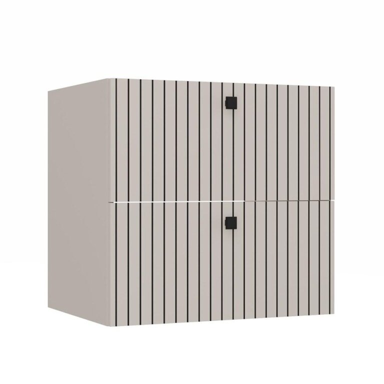 SZAFKA POD UMYWALKĘ TIGO 60 2S KASZMIR 2 SZUFLADY RYFLOWANY FRONT WISZĄCA (1)